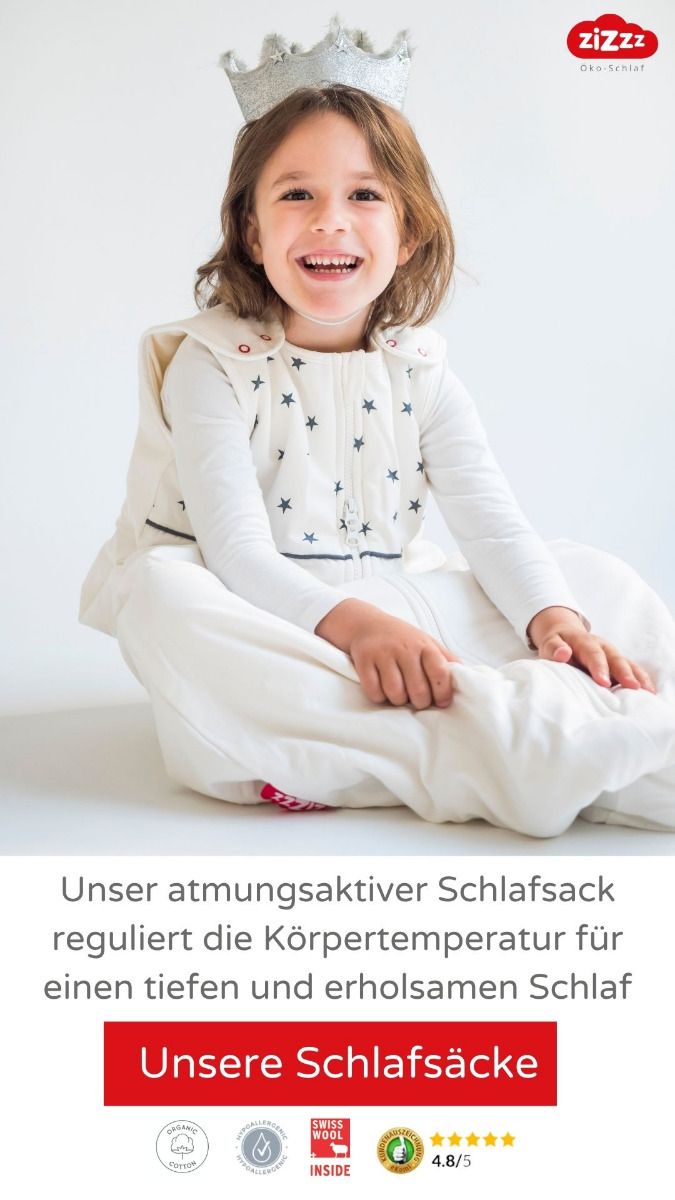 Kind im Babyschlafsack