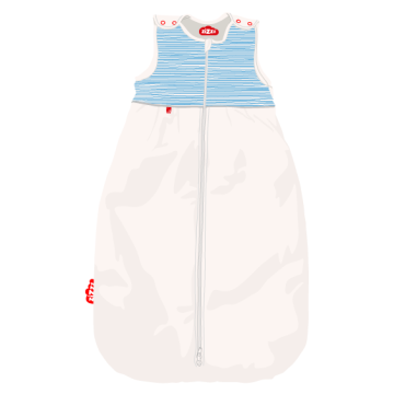 Babyschlafsack Blue Stripes  / 6-24 Monate (90cm)