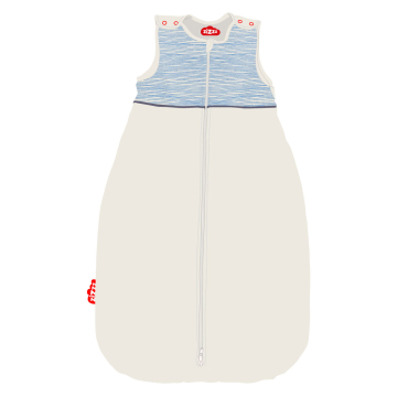 Sommerschlafsack Baby Blue Stripes /Bio-Baumwolle / 70 cm, 90 cm, 110 cm