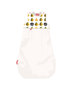 Bio-Babyschlafsack Bee Happy / Aus Bio-Baumwolle & Swisswool / 70 cm, 90 cm, 110 cm