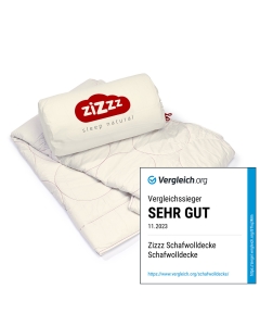 Bettdecke 220x240 cm – Bio Schafwolldecke – 4 Jahreszeiten 