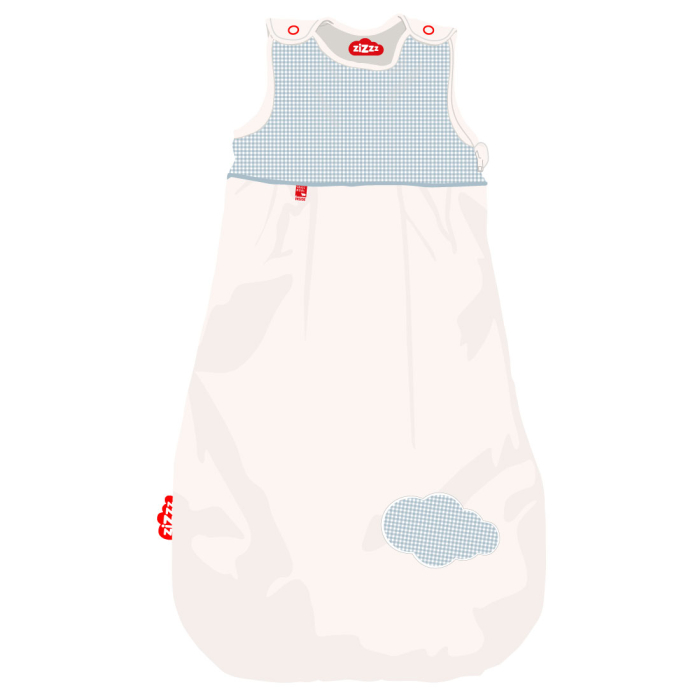 Abbildung Babyschlafsack Vichy blue 6-24 Monate