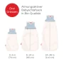 Bio-Babyschlafsack Blue Stripes / Aus Bio-Baumwolle & Swisswool / 70 cm, 90 cm, 110 cm thumbnail